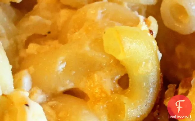 Maccheroni e formaggio al forno del sud