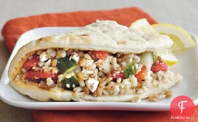 Panini mediterranei di focaccia