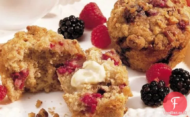 Muffin alle bacche di Streusel