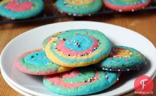 Biscotti arcobaleno Swirl
