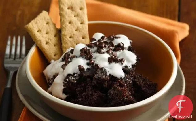 Torta Fudgy S'more a cottura lenta
