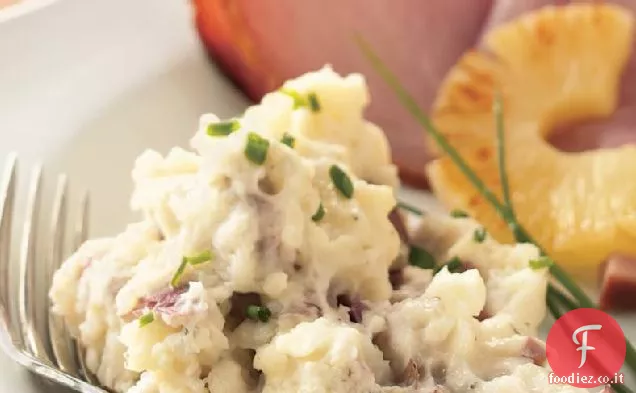 Erba cipollina Paese fornello lento e Ranch patate fracassato