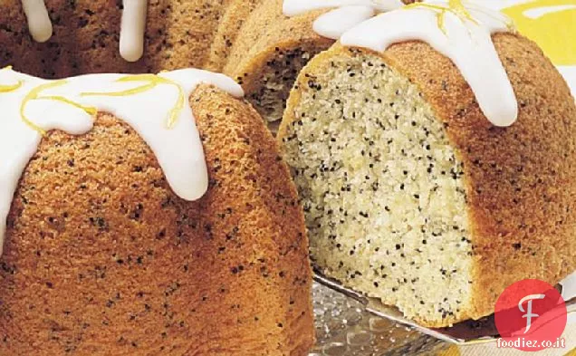 Torta Brunch al limone e semi di papavero