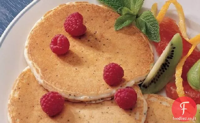 Frittelle di semi di limone e papavero