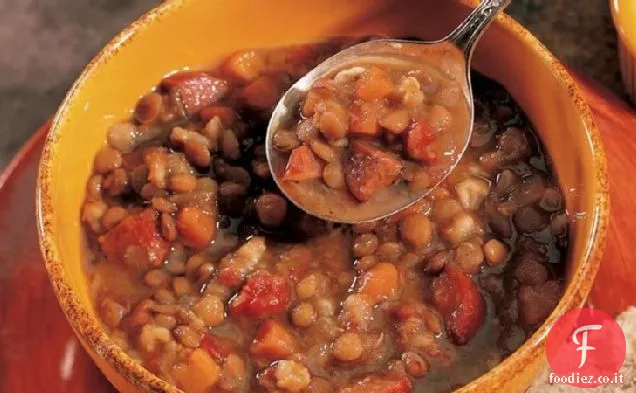 Bistrot Zuppa di lenticchie d'orzo