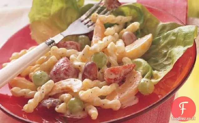 Insalata di frutta e pasta con yogurt