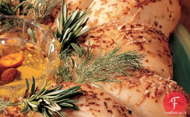 Corona di pane di Natale