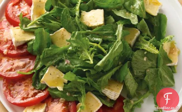 Insalata di Brie, lattuga e pomodori