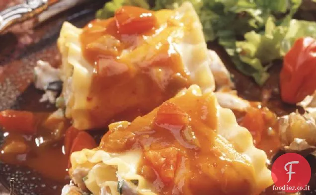 Fagottini di lasagne Enchilada di pollo
