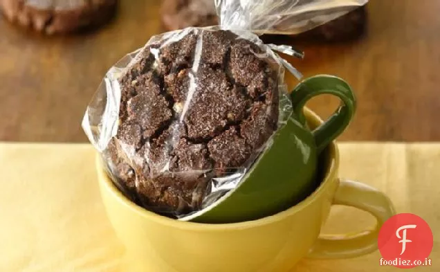 Biscotti al cioccolato al cioccolato