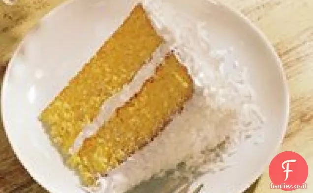 Torta al cocco e limone