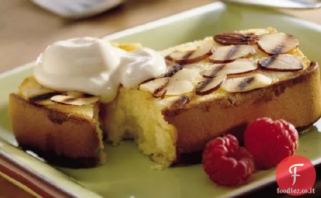 Torta al burro e rum tostati
