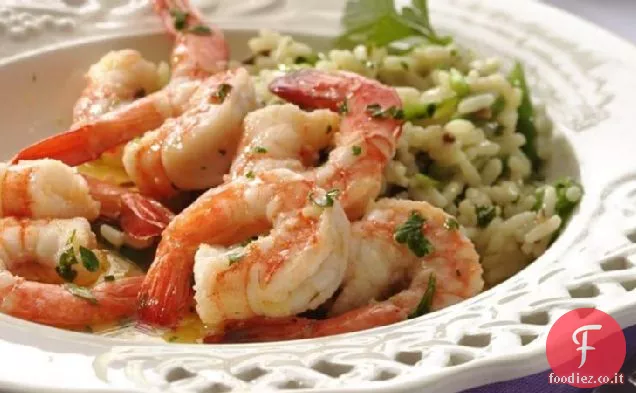 Scampi di Gamberi con Riso