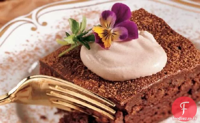 Mousse al cioccolato Brownie Dessert