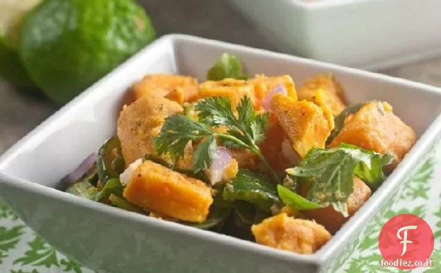 Poblano Insalata di patate dolci