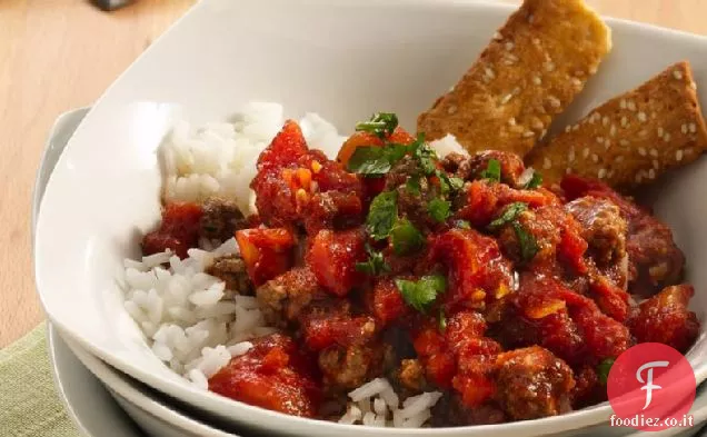 Curry di manzo macinato