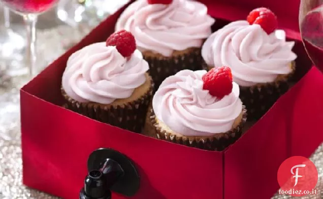 Cupcakes al vino rosato