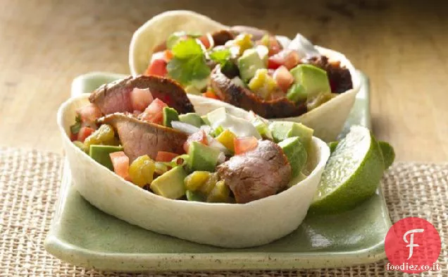 Zesty Steak & Avocado Stand 'N Stuff® Soft Tacos