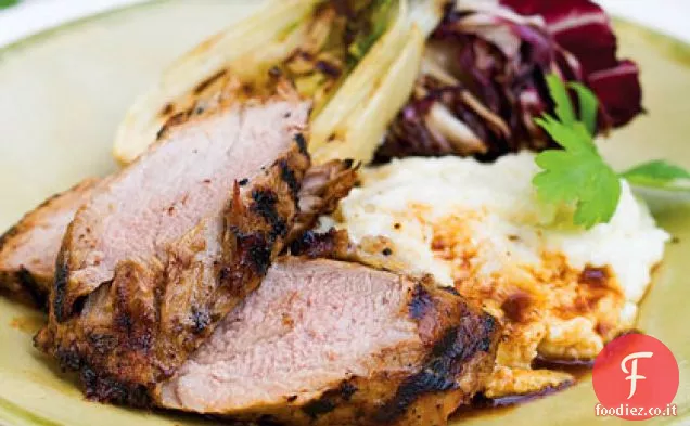 Filetto di maiale al miele e senape alla griglia