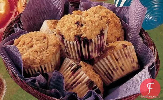 Muffin al mirtillo Streusel