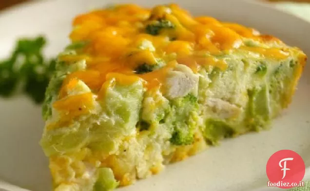 Senza glutine incredibilmente facile pollo ' n broccoli Pie