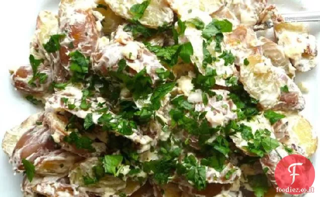 Insalata di Patate Fingerling con Pancetta e Gorgonzola