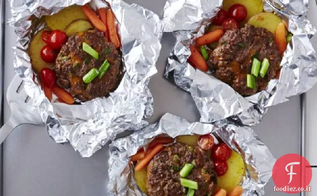 Confezioni di burger e Veggie Foil