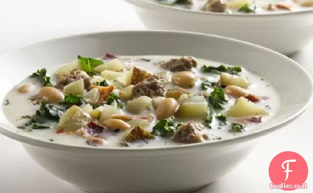 Zuppa di salsiccia italiana salutare