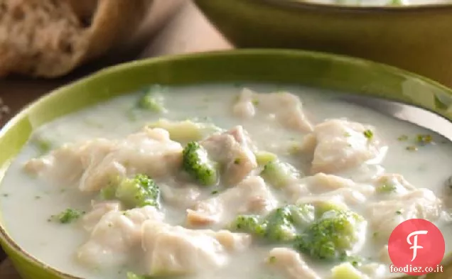 Formaggio Broccoli-Zuppa di patate