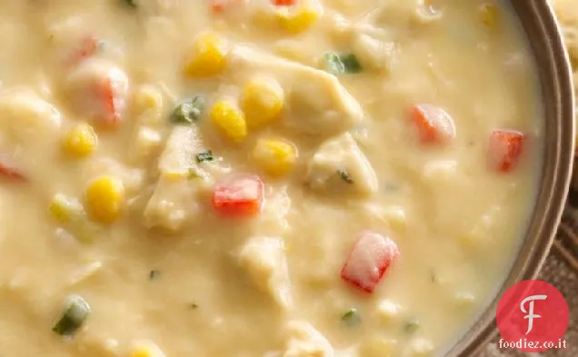 Formaggio purè di patate Zuppa di pollo