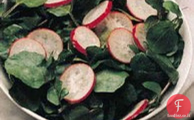 Insalata di ravanelli e crescione