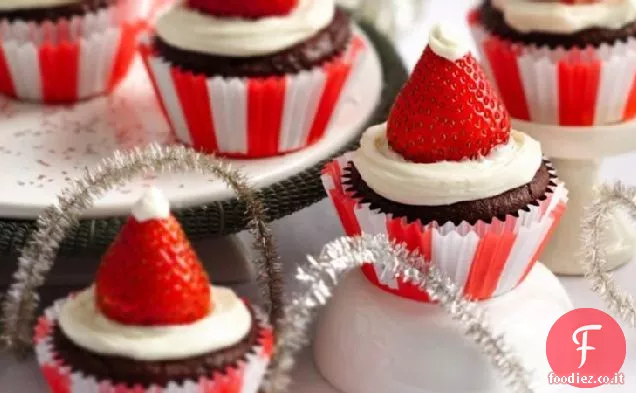 Velluto rosso Santa Cupcakes