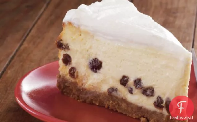 Panna acida-Rum Uvetta Cheesecake