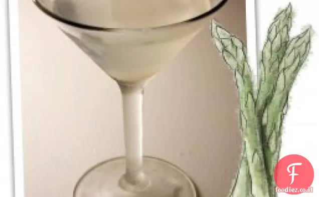 Dentice Rosso con asparagi in salsa di burro al vino bianco