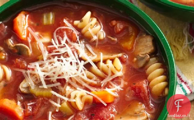 Minestrone di verdure a cottura lenta