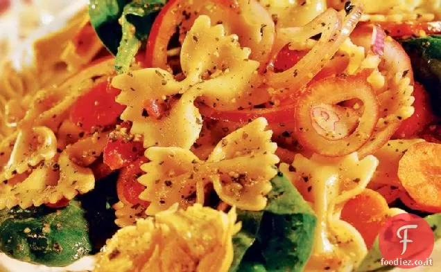 Insalata di pasta di spinaci