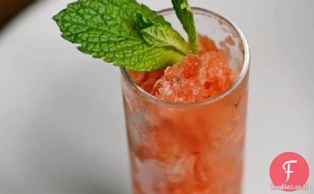 Tiratori di dessert di anguria, menta e lime