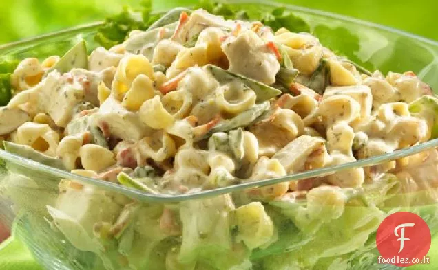 Insalata di pasta al limone e pollo