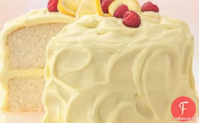 Torta al limone con panna da montare Mousse