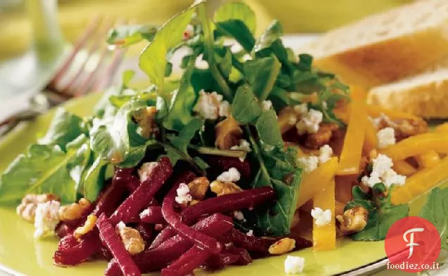 Insalata di barbabietole e rucola