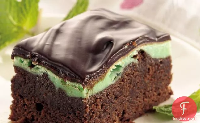 Barrette alla menta glassate al cioccolato