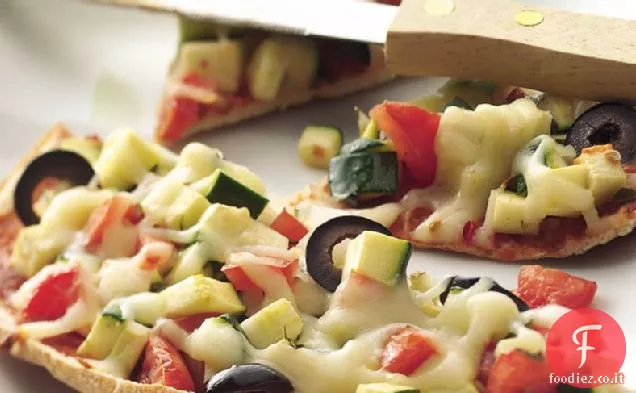 Mini-Pizze di verdure e formaggi