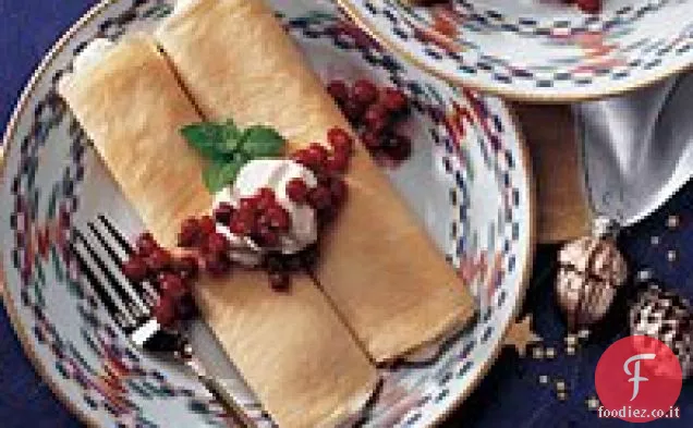 Crepes alla crema di cardamomo