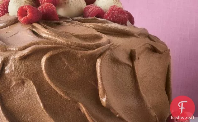 Mousse al cioccolato-Torta di lamponi
