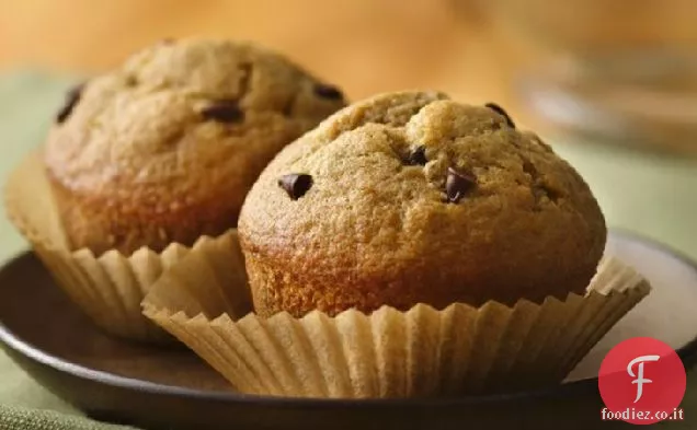 Muffin al cioccolato alla banana