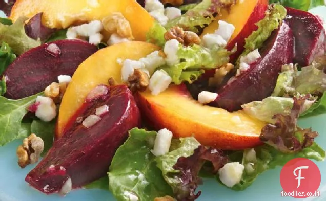 Barbabietole arrosto e insalata di nettarine