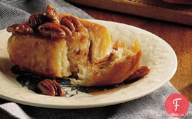 Caramello-Pecan Rotoli appiccicosi (più leggero )