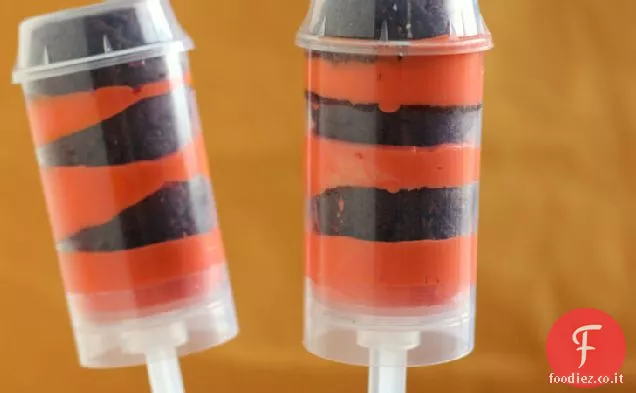 Halloween Push-It-Up Brownie Pops