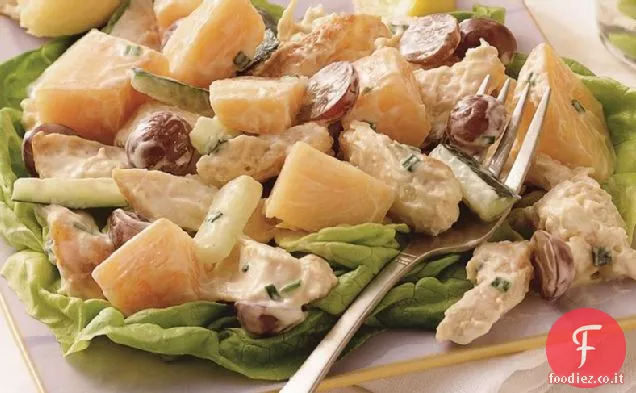 Insalata di melone e pollo