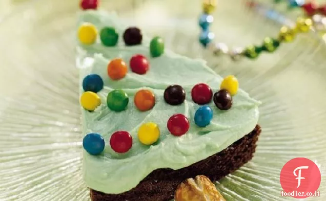 Brownies albero di Natale
